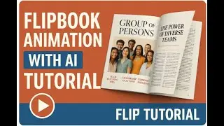 Turn Your Book Design (PDF) To Video With Page-Flipping Animation