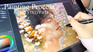 STUDY 024 💐 - flower boy - CSP painting