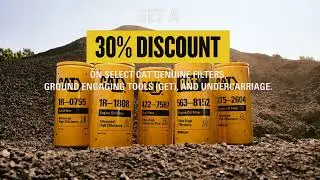 Black Friday - Up to 30% off on selected Cat Construction Equipment parts