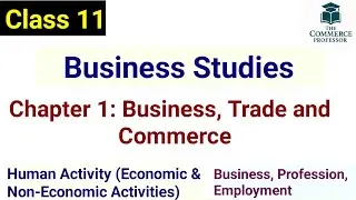 Class 11 Business Studies Chapter 1 | Human Activities Explained |Economic & Non-Economic Activities