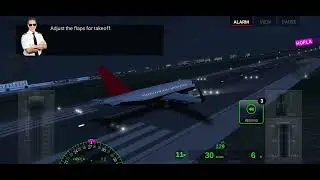 Airline Commander Flight Game -|- #flight #airbus310 Flaps failure high wind turbulence