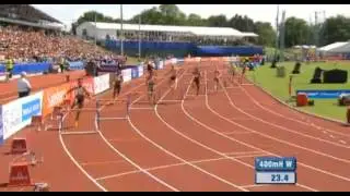 Women's 400mh Perri Shakes Drayton 53 82  Athletics - IAAF Diamond League Birmingham 2013