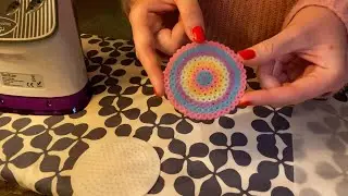 ASMR | Perler beads, ironing, plastic sound, Danish whispering 💗💗