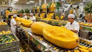 Inside a Modern Mango Factory &ndash; From Raw Mangoes to Pasteurized Juice (Full Process)