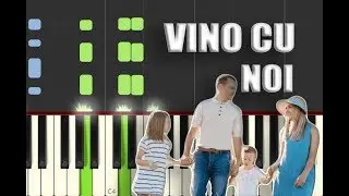 Sofia, Ayan, Alin si Emima Timofte - Vino cu noi [Piano Tutorial] by Betacustic