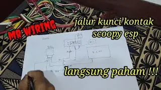 jalur kunci kontak scoopy esp
