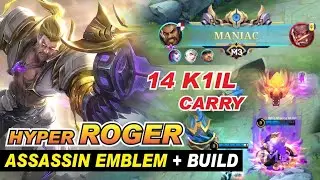Roger old build META!! 2 MANIAC IN 10 MINUTES | TRY IT | MLBB3 !  MLBB4