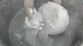 Gritty sand cement crumbling in water 💦/ Satisfying Asmr video 