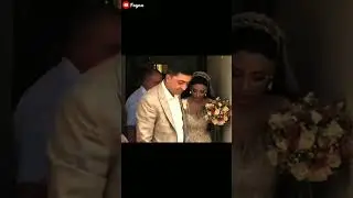 The groom is in a hurry and the bride is angry😂