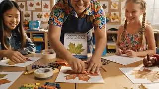 Leaf Rubbings Magic 🌿 | Exploring Texture Through Art (Tree Lesson 1)