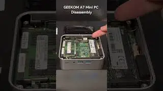 GEEKOM A7 &mdash; демонстрация процесса разборки мини-ПК #pc #minipc #geekom #tech #dismantle