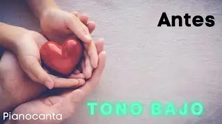 Antes Obie Bermúdez - TONO BAJO! Karaoke con piano