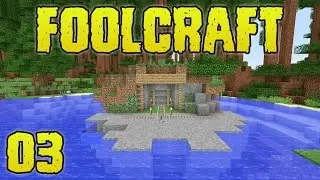 Модифицированный Minecraft 03 от FoolCraft: стартовый дом и ферма эндерменов!