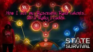 How I set up my Reservoir Raid talents as a Rally Leader| State of Survival | Pink Venom
