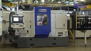 How to make a brass bonnet - Wickman 6-44  CNC 9-axis (turnkey solution / machine demo)