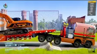 Spintire: Mudrunner Mod Truck vs Extreme deep broken road with speed bumps|| driver skill test||