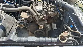1995 Jeep YJ 2.5 engine water pump replacement part 2