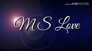 M💕S letter WhatsApp status video