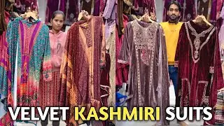 Cheapest Velvet Kashmiri Suit Wholesale Market in Delhi | Ladies Suit Wholesale Market Gandhi Nagar 
