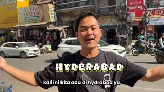 SEMERINGAH FULL SEMANGAT HARI PERTAMA DI HYDERABAD INDIA,LANGSUNG HAJAR JAJANAN STREETFOOD NYA🤤SERU🔥