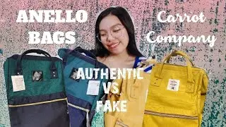 ORIGINAL/AUTHENTIC ANELLO BAGS VS. FAKE ANELLO BAGS