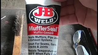 Дешевый ремонт глушителя с JB Weld