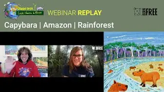 Painting tutorial webinar. Learn about the Amazon rainforest whilst painting Capybara with John Dyer
