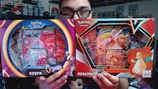 MY BEST PACK OPENING EVER! Opening Hoope V & Dragonite V Box's! Pokemon TCG