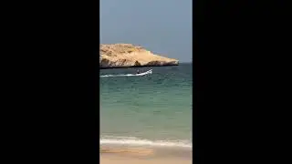 Boating Qantab beach, Oman