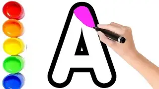 A to Z, Kids rhymes, collection for writing along dotted lines for toddler,Aphabet,ABC song,ABCD,540