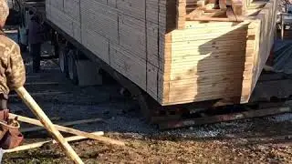 Roof truss delivery