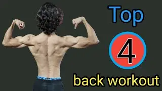 Top 4 Back Workout At Gym 