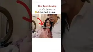 Sher drama shooting BTS🤭#sher#sarakhan#danishtaimor#shorts
