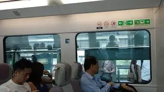****港鐵 AEL CAF-Train (G204) 駛入/離及停靠東涌綫欣澳站二台 (訊號故障下行車片段)