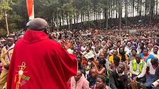 Healing prayer from Rev. Fr. Vicent kaboyi at Calvry Hill Mirama #gospelmusic #love #proudcatholic 
