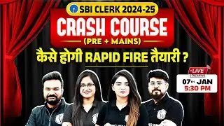 Orientation Class 📢 SBI Clerk Crash Course 2024-25 | SBI Clerk Preparation 2025 | Banking Wallah