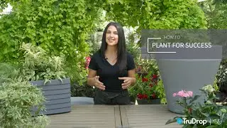 Crescent Garden TruDrop Self-Watering Planters: Plant for Success