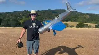 Dave flying his Hughes H-1 Racer