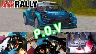 Richard Burns Rally - FORD FIESTA WRC 2019 | Walim-Rosciszow Poland | Steering Wheel [W/POV CAM]