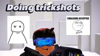 Doing trickshots in Flick Roblox | Pixelquest 