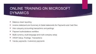 Online Training On Microsoft Dynamics ax Functional