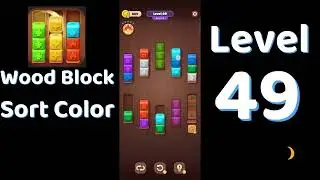 Wood Block Sort Color Level 49 Walkthrough 🧱🎨 | Relaxing Puzzle Game | Go Answer
