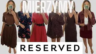 Jesienne NOWOŚCI z Reserved #mierzymy Try On Haul 2025