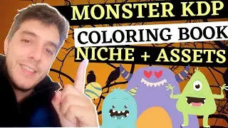 Monster KDP Coloring Book Niche Exposed On Amazon For 2021