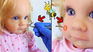Reborn Maggie Gets Stung By A Bee Role Play
