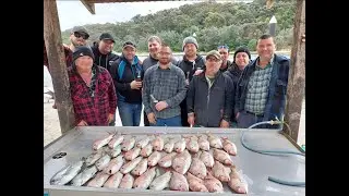 MICKS BUCKS PARTY LAKES ENTRANCE FAR OUT FISHING CHARTERS PINKY SNAPPER OCTOBER 2022