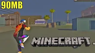 APENAS 90MB!!! NOVA OBB GR&Aacute;FICOS DE MINECRAFT MUITO LITE DA NOVA ATUALIZA&Ccedil;&Atilde;O DO FREE FIRE! 120FPS