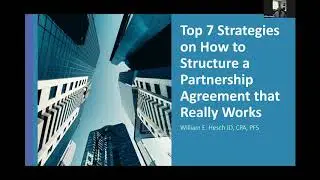 How to Structure a Partnership Agreement & Due Diligence Strategies in Buying a Business