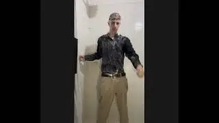 Wet guy in shirt and pants with shampoo