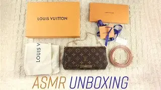ASMR UNBOXING Louis Vuitton Favorite PM (No Talking)